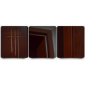 Medida interior/exterior bisagra ajustable fábrica precio solo puerta interior del pvc mdf